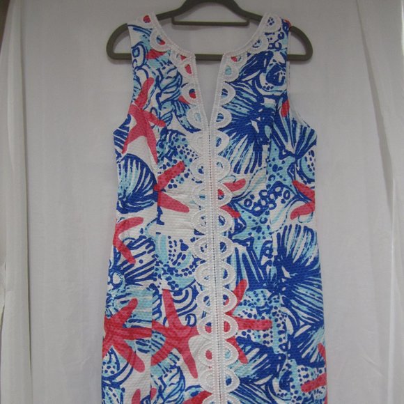 Lilly Pulitzer Dresses & Skirts - Lilly Pulitzer 8 Janice Shift Dress Jacquard